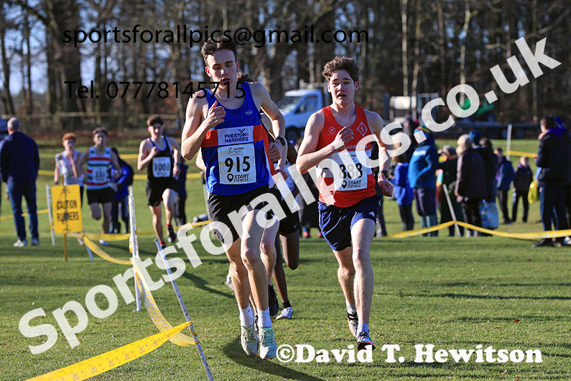 Mens under-17s 2025 Northern Cross Country Champs, Tatton Park, Knutsford, Cheshire. Photo: David T. Hewitson/Sports for All Pics